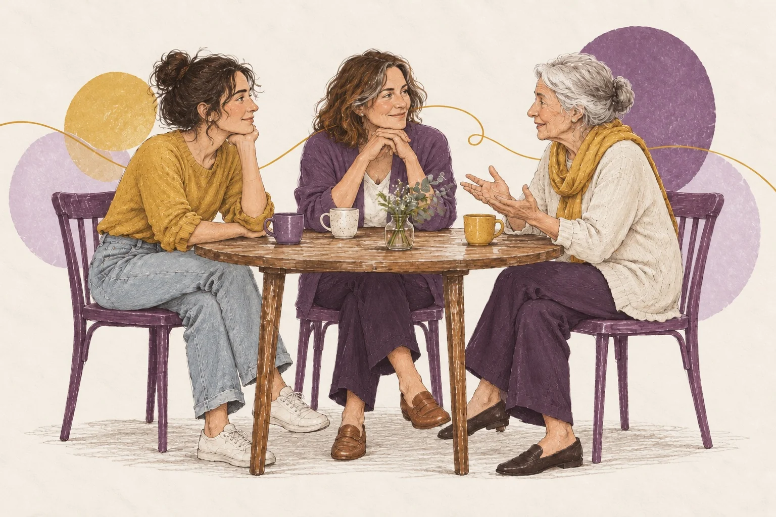 Illustration — Aux mères, aux femmes, aux filles