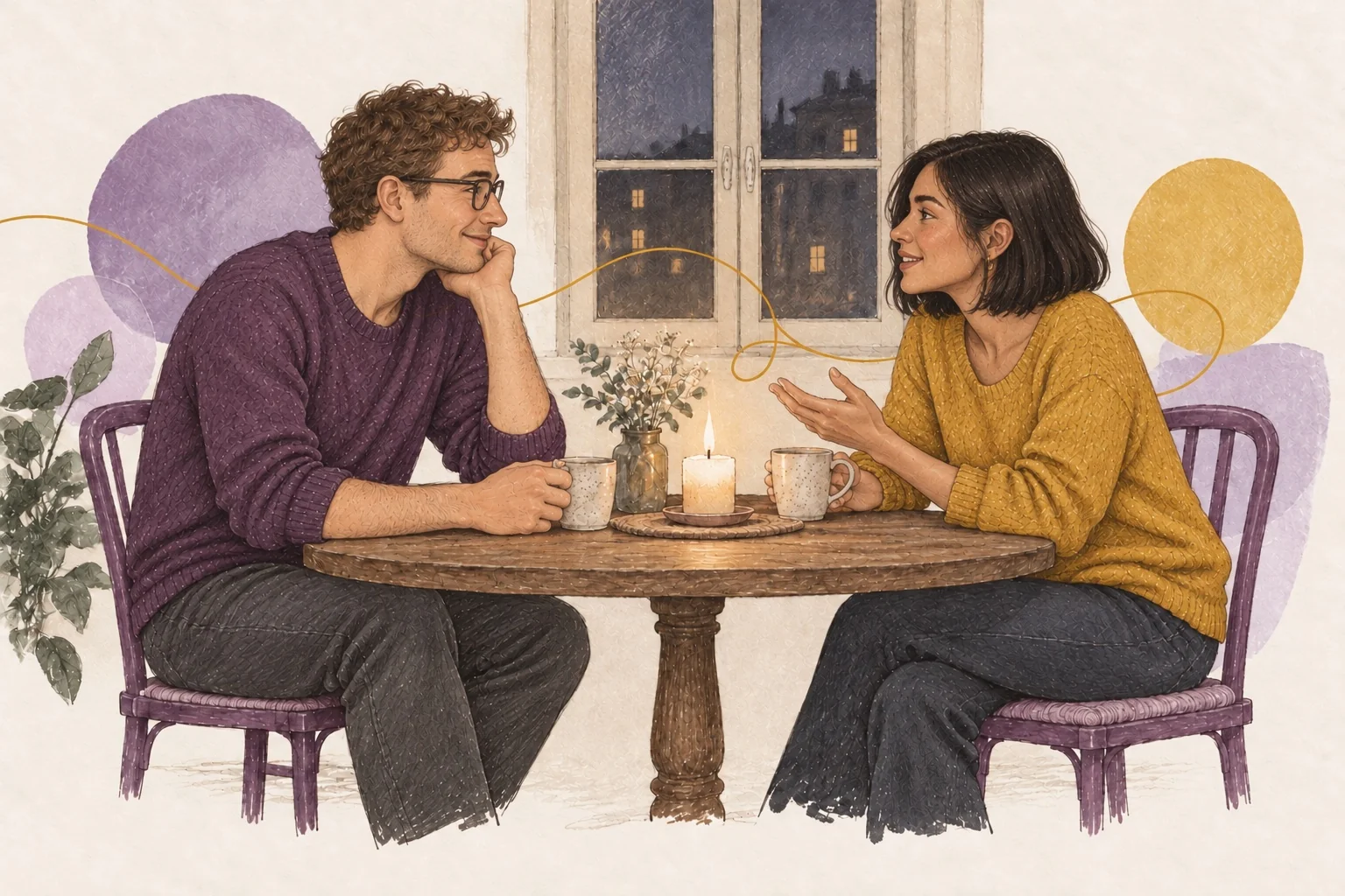 Illustration — Interview / Vie de couple : Raviver la flamme en période de confinement