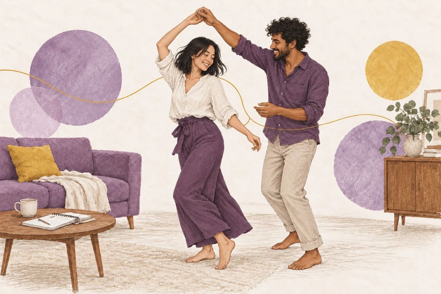 Illustration — Comment sortir de la routine et retrouver la sensualité dans le couple ?